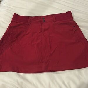 Title nine deep red skirt